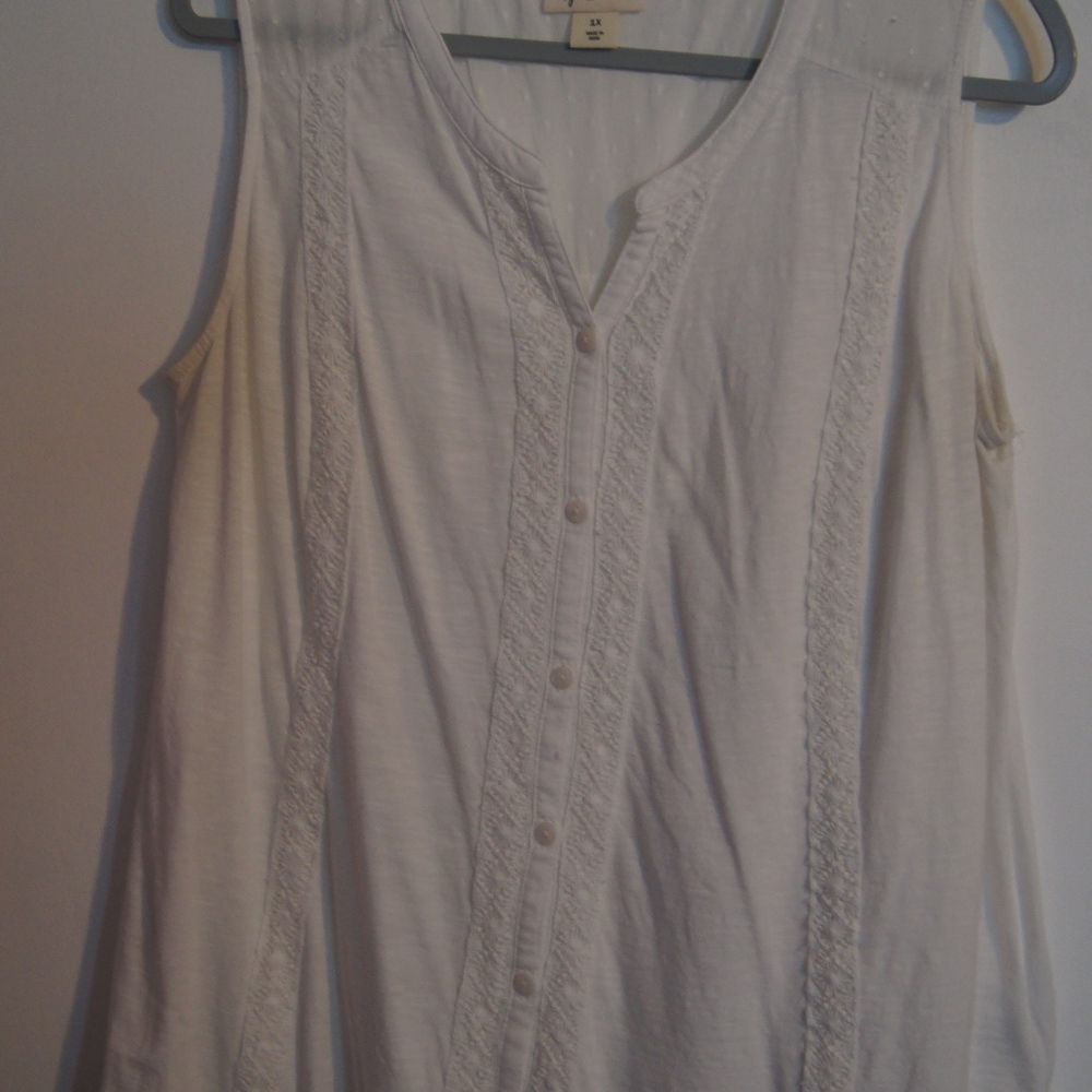 Style & Co sleeveless blouse